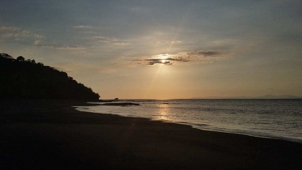 My first sunset in Costa Rica.